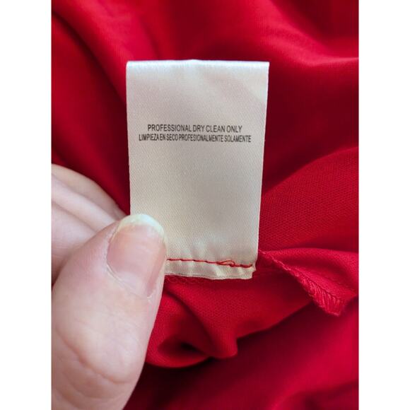 CITY Vibe Womens Red Sleeveless Hi-Lo Party Dress 1 - Picture 11 of 13